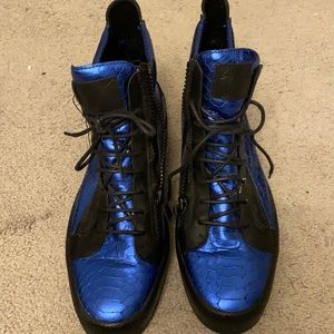 Men’s Giuseppe Blue Sneaker - Size 47
